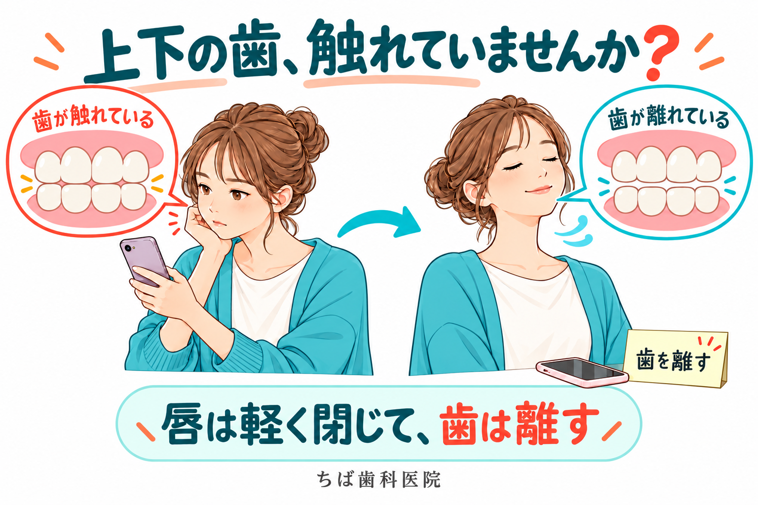 歯列接触癖|ちば歯科医院